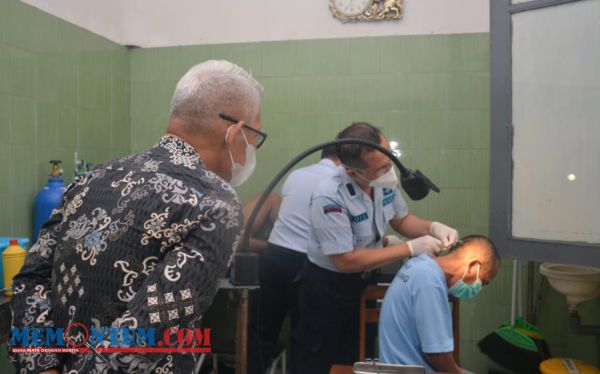 Kalapas Kelas 1 Malang Pastikan Kesehatan WBP Selalu Terlayani