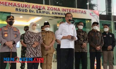 Presiden Jokowi Kunjungi Pasien Korban Tragedi Stadion Kanjuruhan