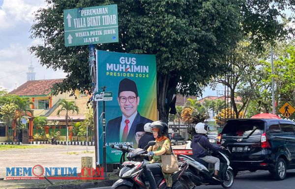 Banner Capres Masih Terpasang, Pemkot Malang Siapkan Penertiban