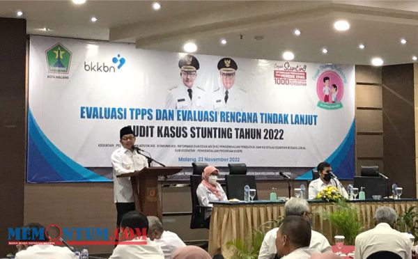 Evaluasi Kasus Stunting 2022, Wali Kota Malang Ingatkan Pentingnya Kolaborasi Semua Pihak