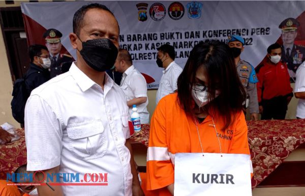 Jadi Kurir Narkoba, Janda Lima Anak Ditangkap Polresta Malang Kota