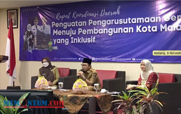 Menuju Pembangunan Inklusif, Pemkot Malang Gelar Rakorda Penguatan Pengarustamaan Gender