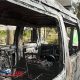 Mogok di Jalan Kota Malang, Mobil Zebra Tiba-tiba Terbakar