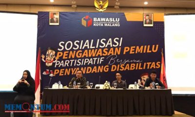 Penuhi Hak Pilih, Bawaslu Kota Malang Gelar Sosialisasi Pengawasan Pemilu Partisipatif bersama Difabel