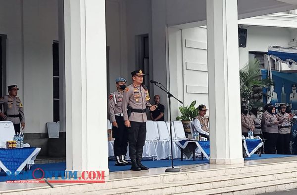 Amankan Perayaan Malam Tahun Baru, Polresta Malang Kota Gelar Apel Kesiapan