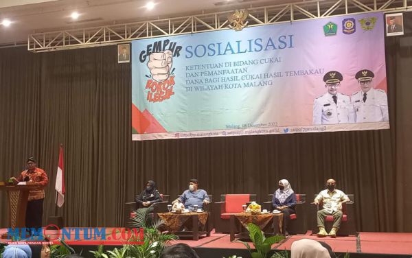 Edukasi Rokok Ilegal, Satpol PP Kota Malang Sasar Masyarakat Lowokwaru