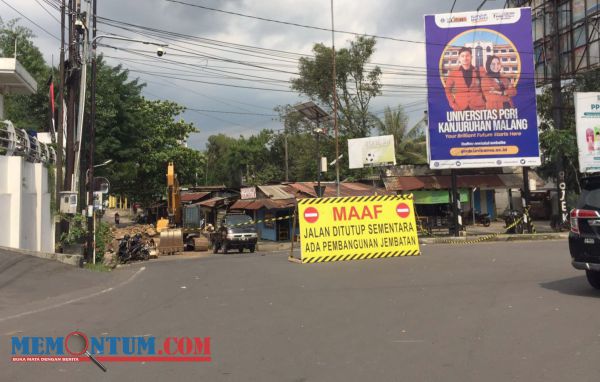 Jembatan Penghubung Suhat-Sudimoro Kota Malang Dilakukan Perbaikan