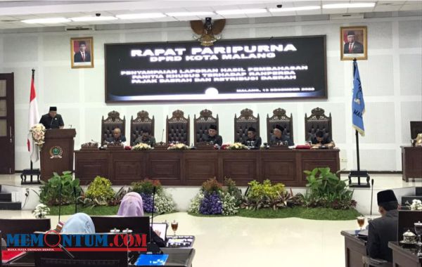 Pansus DPRD Kota Malang Beri Rekomendasi Terkait Ranperda Pajak Daerah dan Retribusi Daerah