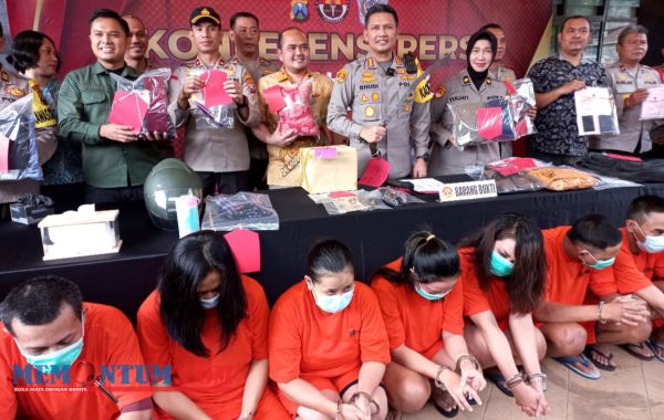 Sebanyak 459 Tersangka Dibekuk Polresta Malang Kota selama 2022