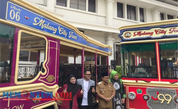 Dua Bus Macito Bantuan CSR Lengkapi Operasional Armada untuk Wisatawan Keliling Kota Malang