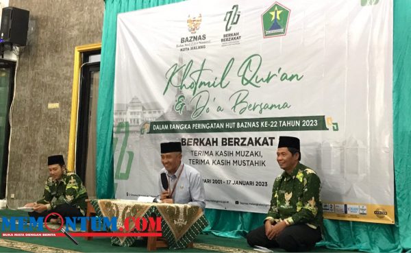 Hadiri HUT Baznas, Sekda Kota Malang Harap ASN Semangat Kuatkan ZIS