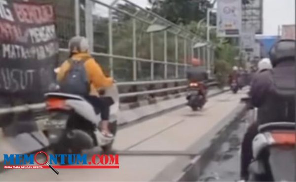 Viral Akibat Pengendara Motor Lintasi Trotoar di Jalan Ranugrati, Dishub Kota Malang Siapkan Besi Penghalang