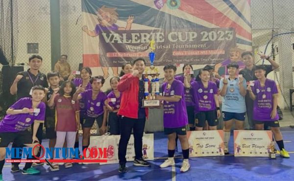 Tim Futsal Putri CISC Lumajang Juara Valerie Cup Tahun Ketiga 2023