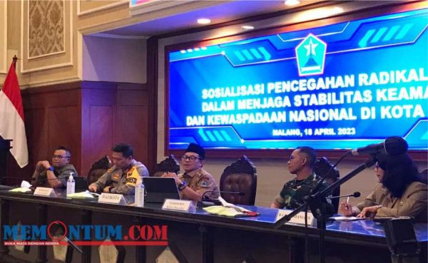 Jaga Stabilitas Keamanan dan Kewaspadaan, Pemkot Malang Gelar Sosialisasi Pencegahan Radikalisme