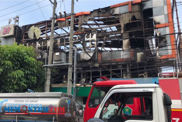 Kondisi Hydrant Mati di Pusat Perbelanjaan Malang Plaza Jadi Kendala Proses Pemadaman